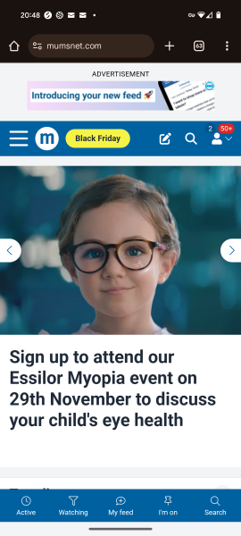 Little girl on the Stellest glasses ad