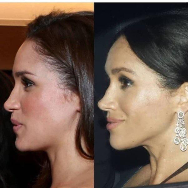 Meghan at glitzy launch party