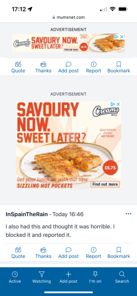 AIBU to ask what on earth this ad is about? *Trigger Warning* Sinister Image