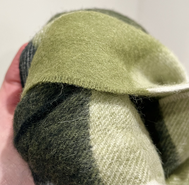 Gifted wool scarf — how to stop fuzzy shedding?