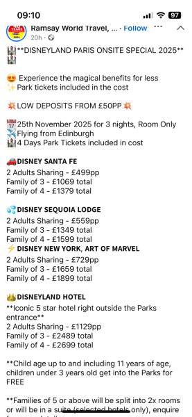 Disneyland Paris on a budget?