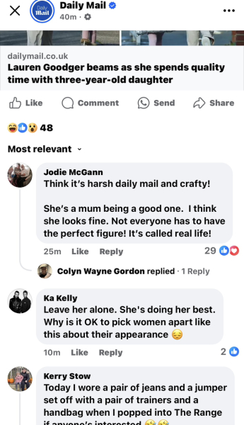 Women being nasty/body shaming other women