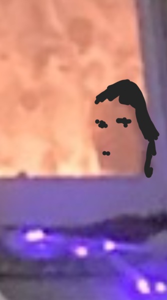 To see a face in this picture?