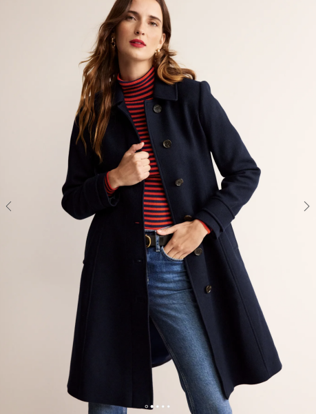 A-line wool / wool blend coat < £300 (size 18/20)