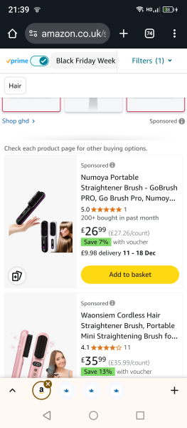 Hot brush or air styler for short hair