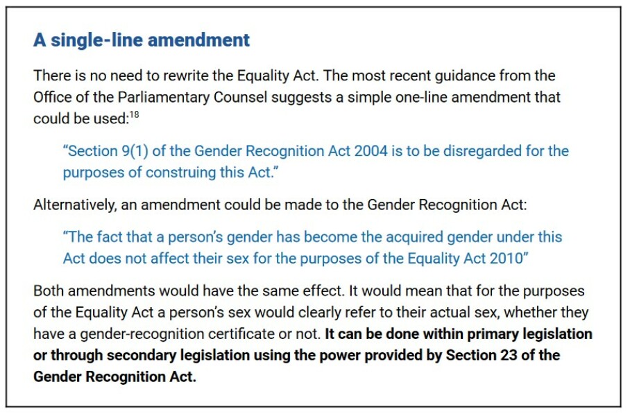 Keir Starmer Government urged to clarify definition of sex by the Tories