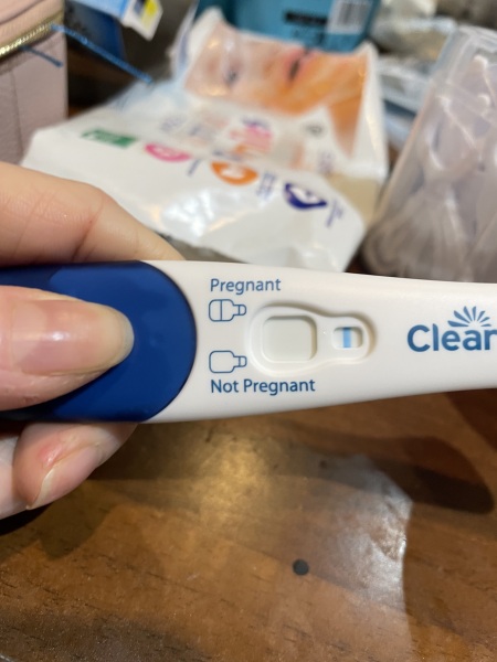 Clear Blue Ultra Early horizontal line- what does this mean?