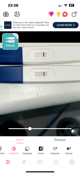 Clear blue progression?