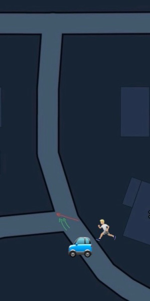 To think it is 100% this runner’s fault that I almost hit him?!