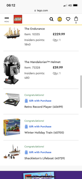 To show me your Lego collection?