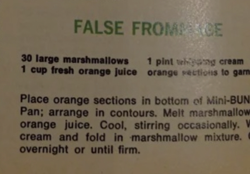 Share the worst cake recipe you ever tasted
