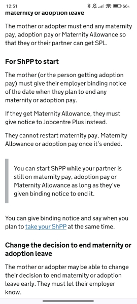 Question about Shared Parental Leave - please help!