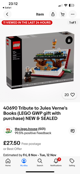 To show me your Lego collection?