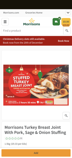 Turkey from Morrison's