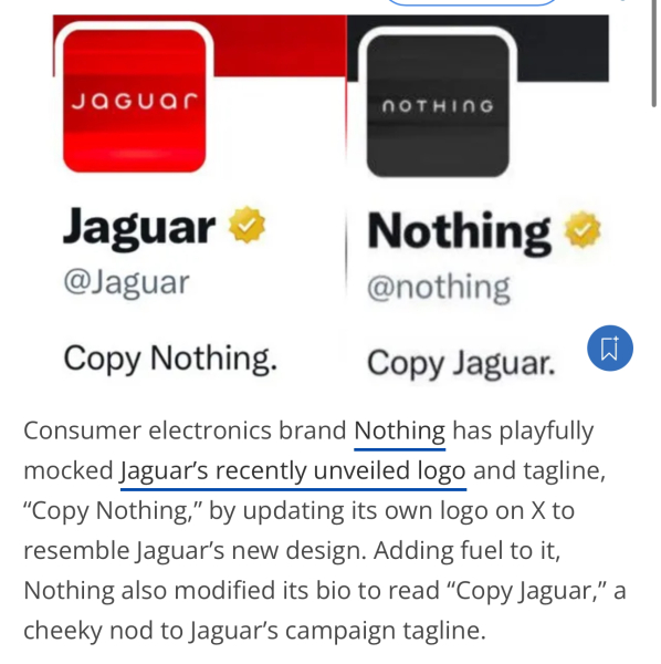 Anyone seen the new jaguar ad?