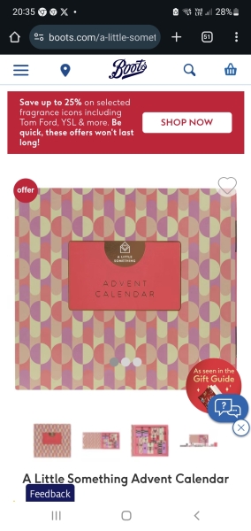 Boots beauty advent calendar,  anybody have it?