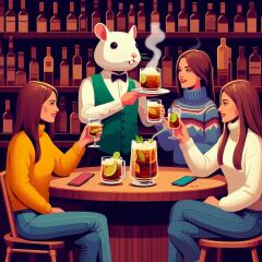 Bluestocking: Do androids dream of electric hair?