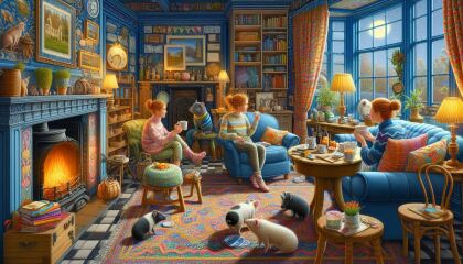 Bluestocking: Do androids dream of electric hair?