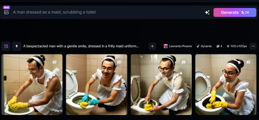 AI Thinks Men Can’t Clean Toilets…