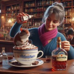 Bluestocking: the one where Boiled gets to the bar first!