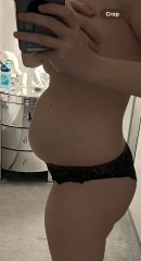Belly looks abnormal