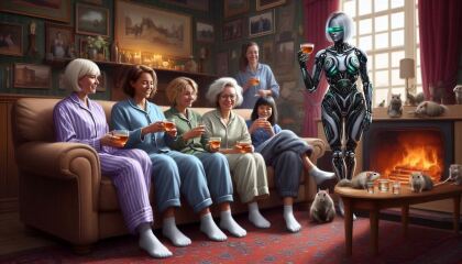 Bluestocking: the one where Boiled gets to the bar first!