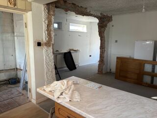 Kitchen diner very dark. How do i allow more light in?