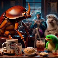 Bluestocking: Do androids dream of electric hair?