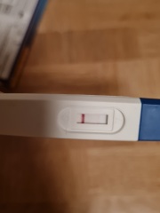 Faint positive then negative tests