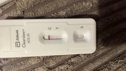 Evap line or faint positive?