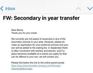 To ask if anyone is clued up on the challenge this week to VAT on school fees?