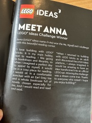 To show me your Lego collection?