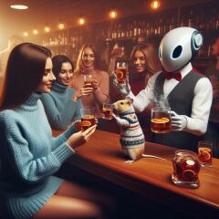 Bluestocking: Do androids dream of electric hair?