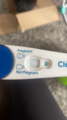 Missed period evap lines pink test??