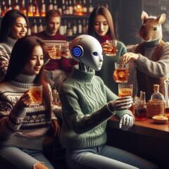 Bluestocking: Do androids dream of electric hair?