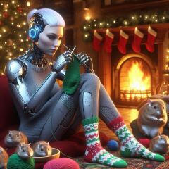 Bluestocking: Do androids dream of electric hair?