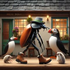 Bluestocking: the one where Boiled gets to the bar first!