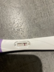 Missed period evap lines pink test??