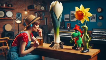 Bluestocking: the one where Boiled gets to the bar first!