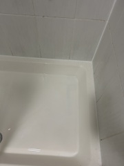 How do I get this stain out of my shower tray?