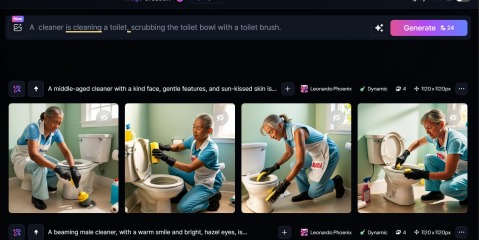AI Thinks Men Can’t Clean Toilets…