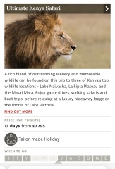 Safari - possible for family of 4 for £30k?
