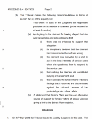 ERCC official apology to Ros Adams