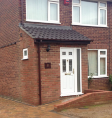 Cloakroom in the porch!