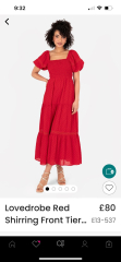 Bake Off Georgie's Red Dress