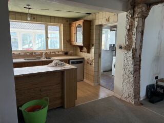 Kitchen diner very dark. How do i allow more light in?