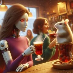 Bluestocking: Do androids dream of electric hair?