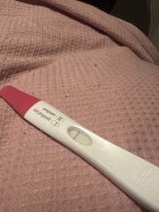 Faint test line
