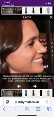 Meghan at glitzy launch party