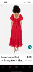 Bake Off Georgie's Red Dress